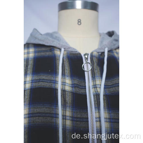 Flanellplaidjacke für Frauen